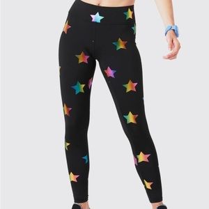 Terez foil print leggings